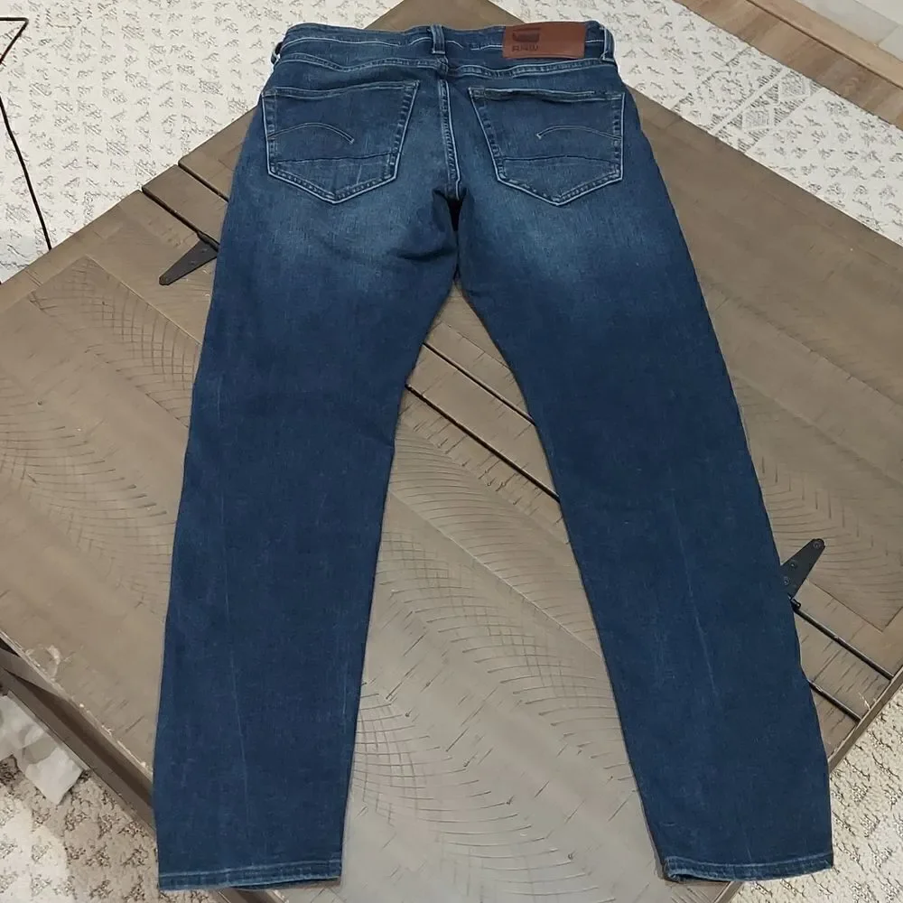 G-Star Raw 3301 Slim Buttonfly Jeans Sz 29